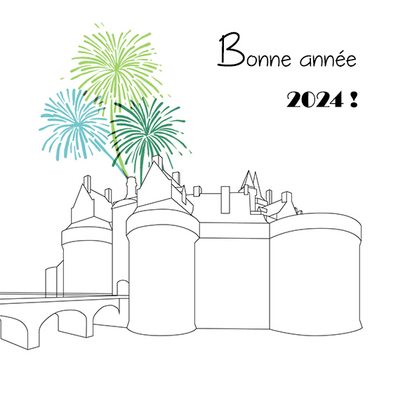 année 2024 Bonne Château ducs de Bretagne Nantes