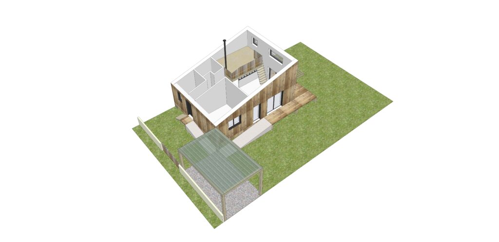 loft atelier écologique 3D 3